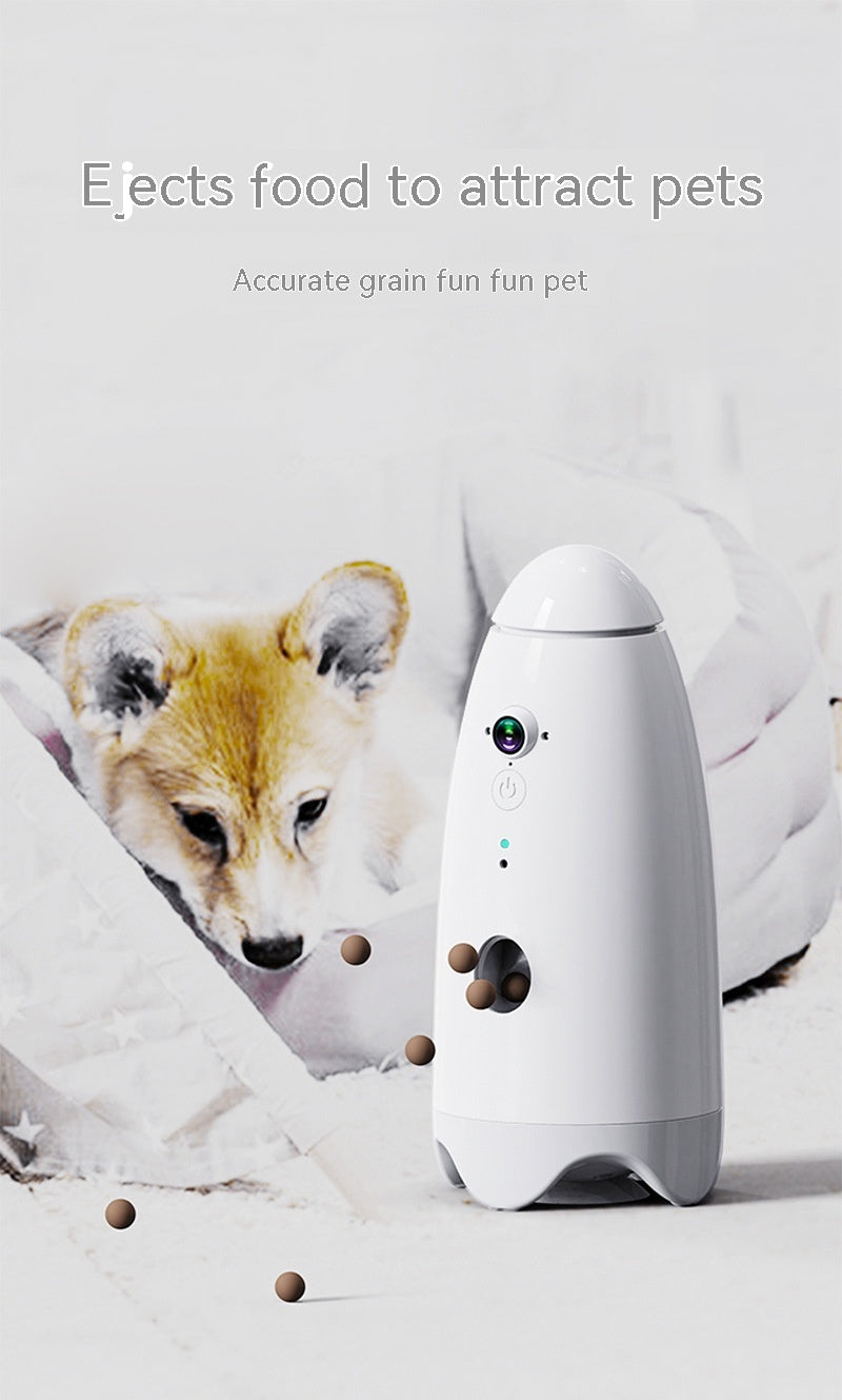 Automatisk godisdispenser för hund och katt